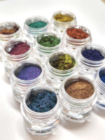 Pigmento Magnético Camaleón Multicolor con Efecto Ojo de Gato, Polvo Cromado Aurora para Manicura DIY, Gel UV, Resina Epoxi, Decoración de Manualidades