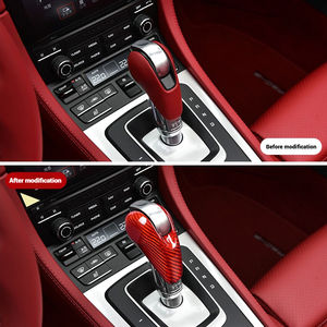 Nueva Modificación de actualización de energía, pegatina de cambio de marchas de fibra de carbono para Porsche Panamera Macan 718 911 - Product Image 3