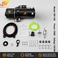 OkyRie Chauffe-liquide de stationnement 12V 24V 15KW avec télécommande et interrupteur LCD pour camion, camping-car, caravane - Vente en gros