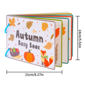 Vente en gros <span class=keywords><strong>livre</strong></span> d'éveil pour tout-petits jouet éducatif pour enfants <span class=keywords><strong>livre</strong></span> d'éveil silencieux Montessori autocollant sensoriel <span class=keywords><strong>livre</strong></span> d'éveil jouet d'apprentissage pour enfants - Product Image 5