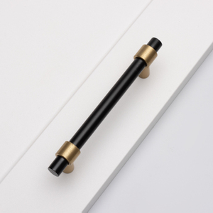 Qiansi HK0070 Bar Furniture Handle High Quality Black Gold Luxury Kitchen Cabinet Drawer Pulls for <strong>Bedroom</strong> Exterior Outdoor Use - Product Image 5