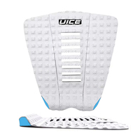 UICE dernière conception noir blanc EVA Deck Pad 3 pièces antidérapant mousse planche de surf Traction queue Pad pour le surf