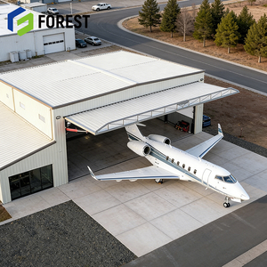 Hangar de Aviones de Estructura Metálica de Diseño Moderno Personalizado, Resistente al Viento, para Aviación, Suministro Global - Product Image 1