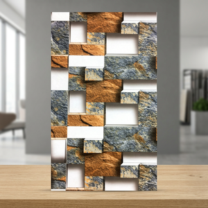 300x600mm 30x60cm Azulejos de pared de mármol de cerámica de porcelana antideslizante gris claro para elevación exterior de Torre - Product Image 1