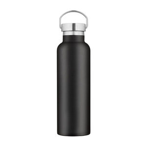 Soggiorno freddo caldo vuoto isolato bocca larga Thermo Travel sport bicchiere bottiglia d'acqua fredda con paglia - Product Image 1