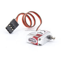 Moteur servo numérique micro HV sans noyau à engrenages métalliques KST X06N V6.0 DC3.8V-8.4V 1.8Kgf.cm 0.07sec 6g avec boîtier en alliage d'aluminium pour bras de robot RC