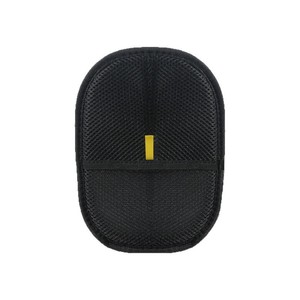 ถุงมือกำจัดขนสัตว์เลี้ยง ผ้ากลมสีดำ 20x15 ซม. สำหรับแมวขนยาว - Product Image 1