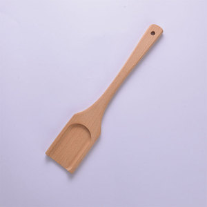 Spatule creuse multifonctionnelle en bois de qualité supérieure pour la cuisine domestique, 30 x 6 cm - Product Image 3