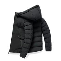 Manteau d'hiver Offre Spéciale pour hommes doudoune à capuche avec fermeture à glissière imperméable et grande taille veste tricotée