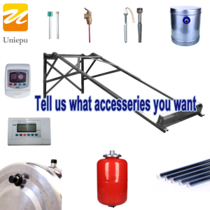 Uniepu <span class=keywords><strong>Thermosiphon</strong></span> Réservoir de geyser <span class=keywords><strong>solaire</strong></span> de 80 litres Système d'énergie <span class=keywords><strong>solaire</strong></span> Chauffage <span class=keywords><strong>solaire</strong></span> pour la maison en mousse de polyuréthane en acier inoxydable - Product Image 6