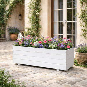 Support de jardinière <span class=keywords><strong>en</strong></span> <span class=keywords><strong>bois</strong></span> avec pots de jardin, jardinières pratiques pour herbes, fleurs, intérieur, extérieur, patio - Product Image 2
