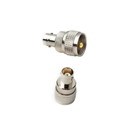 Adaptateur coaxial RF en cuivre BNC femelle vers UHF mâle PL-259/PL259