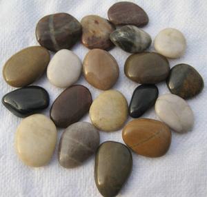 Beach Natural Large Yellow White Highly <strong>Polished</strong> Round <strong>River</strong> Rock <strong>Stones</strong> Non-Toxic Traditional Design for Garden Home Hotel Use - Product Image 2