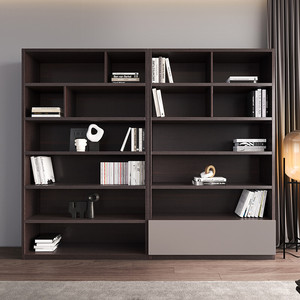 Librería y Estantes <span class=keywords><strong>de</strong></span> Almacenamiento <span class=keywords><strong>de</strong></span> <span class=keywords><strong>Madera</strong></span> Modernos Ultra Minimalistas Italianos para Sala <span class=keywords><strong>de</strong></span> Estar, Dormitorio u Oficina - Muebles <span class=keywords><strong>de</strong></span> Diseño Versátiles - Product Image 2