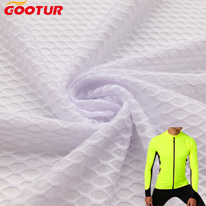 Tela de Poliéster con Malla Jacquard de Hojas para <span class=keywords><strong>Jersey</strong></span> de Ciclismo, Material Deportivo Transpirable de Secado Rápido, Directo de Fábrica - Product Image 2