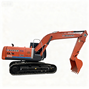 Hitachi เครื่องจักรก่อสร้าง ZAXIS200ใช้ Excavator20Tons ขนาดเล็ก ZAXIS200ใหม่90% รถตักตีนตะขาบมีรถ - Product Image 1
