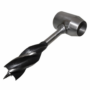 Hand Operated Spiral Drill Bit Uncoated Multifunctional Wood Boring Tool Outdoor Craft Use - Product Image 2