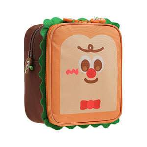 Sac de maquillage rectangulaire à fermeture éclair, étanche, grande capacité, pour ranger les articles de toilette, pour la salle de bain et la maison - Product Image 2