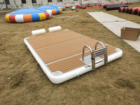 Plate-forme flottante gonflable Air Dock Loisirs Sports nautiques Île flottante