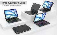 Anpassbare Sprachversion Schlanke Magnetische Multi-Touch Trackpad Magic BT Tastaturhülle für iPad A16 11 Zoll iPad Air 11 M4 M3 M2 Pro 11