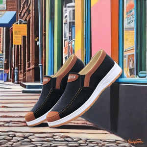 รองเท้าผ้าใบปักกิ่งแบบเบา น้ำหนักเบา หัวมน สวมใส่สบาย เหมาะสำหรับเดินและวิ่งในฤดูหนาว และให้ความสบายในฤดูร้อน - Product Image 3