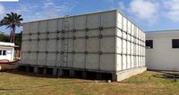 WRAS-Zertifizierter SMC GRP FRP 1000L Modularer Wasserspeichertank Sektionaler Kubischer Paneeltank für Trinkwasser