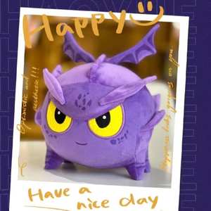 Peluche de Al God Seal Throne Haoyue con Sello <span class=keywords><strong>Divino</strong></span>, Almohada de Peluche de Luna Brillante, Linda Almohada Cuadrada de Peluche de Haoyue - Product Image 4