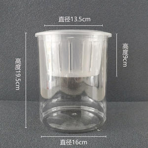 Bouteille hydroponique créative Plantes <span class=keywords><strong>Vase</strong></span> transparent Pot de fleur vert Co-Culture Réservoir Arrangement <span class=keywords><strong>aquatique</strong></span> Navire - Product Image 6