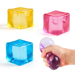 Maltose Cube <b>Squeeze</b> Toy Stress Relief <b>Ball</b> Large Transparent Syrup <b>Ball</b> Slow Rebound Vent <b>Ball</b> - Product Image 3