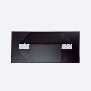 Black Magnet Lid Gift <b>Box</b> Wholesale Custom logo Design Printing Available A6 Square Deep <b>Present</b> <b>Box</b> with Ribbon - Product Image 2
