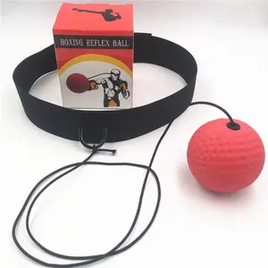 Woofu bola refleks tinju keluarga bola tinju bola kulit refleks tas ujung kecepatan cepat untuk tinju. Kulit asli 50 buah