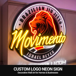 Empresa LOGOTIPO Sinais de néon personalizados UV impresso <span class=keywords><strong>Neon</strong></span> Design personalizado LED <span class=keywords><strong>Neon</strong></span> Logo Light up Sinal para Barber Coffee Shop - Product Image 4