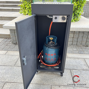 CZYD5206 Calentador de gas de piscina de acero portátil con ruedas Chimeneas <span class=keywords><strong>sin</strong></span> <span class=keywords><strong>humo</strong></span> y fáciles de mover - Product Image 3