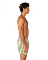 Shorts de bain pour hommes en tissu recyclé de qualité supérieure, imprimés sur mesure, extensibles dans les 4 sens, séchage rapide, pour la plage et le surf