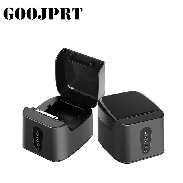 Portable 58mm Thermal Receipt Printer Handheld Black and White 203DPI BT Connectivity for Restaurant Use