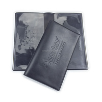 Porte-documents de voiture résistant à l'eau personnalisé dossier d'immatriculation et d'assurance moteur en plastique souple