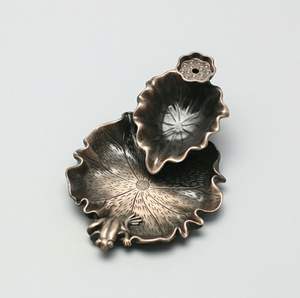 Quemador de Incienso de Cobre Antiguo con Diseño Personalizado, Estufa de Incienso con Diseño de Estanque de <span class=keywords><strong>Loto</strong></span>, Artesanía en Metal - Product Image 6