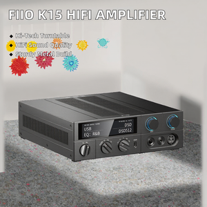 <span class=keywords><strong>Amplificateur</strong></span> de puissance pour casque de décodage de bureau FiiO K15 HiFi Fever, récepteur de <span class=keywords><strong>platine</strong></span> numérique, matériau métallique, amplificateurs récepteurs - Product Image 2