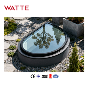 Claraboya Redonda Fija Vertical con Vidrio <span class=keywords><strong>Aislante</strong></span> Doble para Cocina y Edificios con Techo Plano, Aislamiento Térmico - Product Image 3