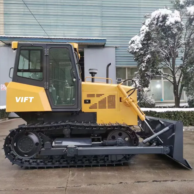 VIFT Manufacturing Modernized Construction Equipment Crawler Bulldozer 10 13 Ton Operating Capacity Mechanical Shift Gearbox