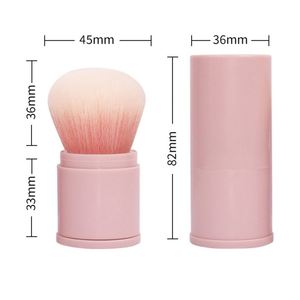 แปรงแต่งหน้าคาบูกิแบบพกพา ขนแปรงนุ่ม สำหรับไฮไลท์ ปัดแก้ม แปรงปัดแป้ง ขายส่ง รับทำโลโก้ - Product Image 2