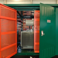 Subestación Compacta Prefabricada de Tipo Contenedor para Exteriores, Trifásica/Monofásica, 60Hz, Sumergida en Aceite, 10kV/400V, SHENG HUA YB
