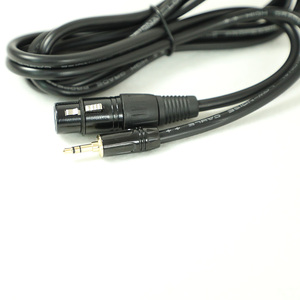 <span class=keywords><strong>Cable</strong></span> Profesional <span class=keywords><strong>XLR</strong></span> de 6 Pies/Negro, Estéreo Macho de 3.5mm (1/8 Pulgadas) a <span class=keywords><strong>XLR</strong></span> Hembra - Product Image 6