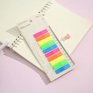 200 Translucent Writable Self-Adhesive <b>Bookmarks</b> Paper Card Notepads for Recording Memos Marking Key Points Office School - Product Image 4
