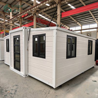Rumah Kontainer 10ft 20ft 30ft 40ft, Rumah Ekspansi, Rumah Modular Portabel Lipat dengan Dapur dan Kamar Mandi, Cottage Dijual