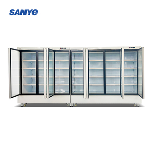 Tủ Lạnh Bia 6 Cửa Kính Thương Mại Tủ Đông Trưng Bày Tủ Đông Tủ Lạnh Nhiều Tầng Siêu Thị Tủ Đông Đứng - Product Image 3