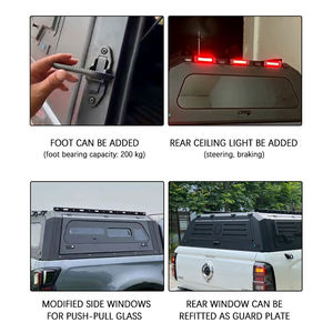 หลังคาแคมป์ปิ้งสำหรับรถกระบะแบบดับเบิ้ลแค็บ คุณภาพสูงจากโรงงาน เกรดเหล็ก 4x4 สำหรับ Hilux, Navara, Dodge Ram - Product Image 5