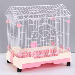 Cage pliable et respirante pour <span class=keywords><strong>chien</strong></span>, cadre en acier inoxydable, verrouillage PP 360° °   Plateau amovible pour chiens de petite et moyenne taille ≤25lb, intérieur/extérieur - Product Image 1