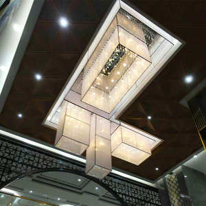 Lámpara de Araña Artística de Cristal con Diseño de Flor de Ciruelo, Personalizable para Vestíbulo de <span class=keywords><strong>Hotel</strong></span>, Salón de Banquetes, Departamento de Ventas, Sala de Exhibición - Product Image 1