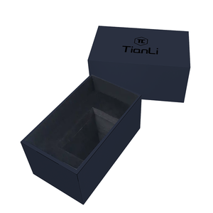 Luxury Black Gift Women Men <strong>Watch</strong> Storage <strong>Packaging</strong> <strong>Box</strong> Paper Cardboard Custom LOGO Two Pieces - Product Image 2